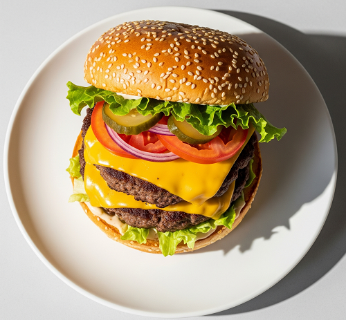 Big Meat Feast Burger 