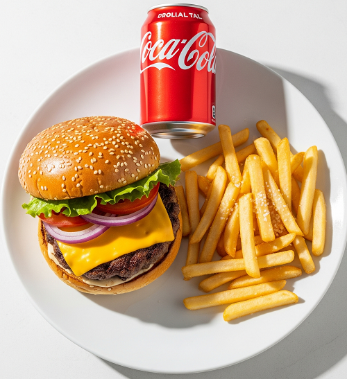 Big Meat Feast Burger Meal 