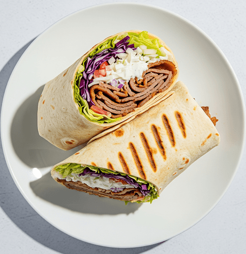 Lamb Donner Wrap Meal 