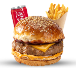 1/2 Lb Cheese Burger Meal 