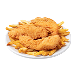 4 Pcs Crispy Strips Meal 